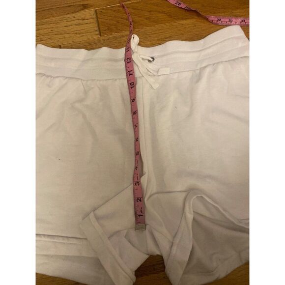 The Sweatshirt Project women's White casual comfort Drawstring sweat Shorts XL - Picture 8 of 8